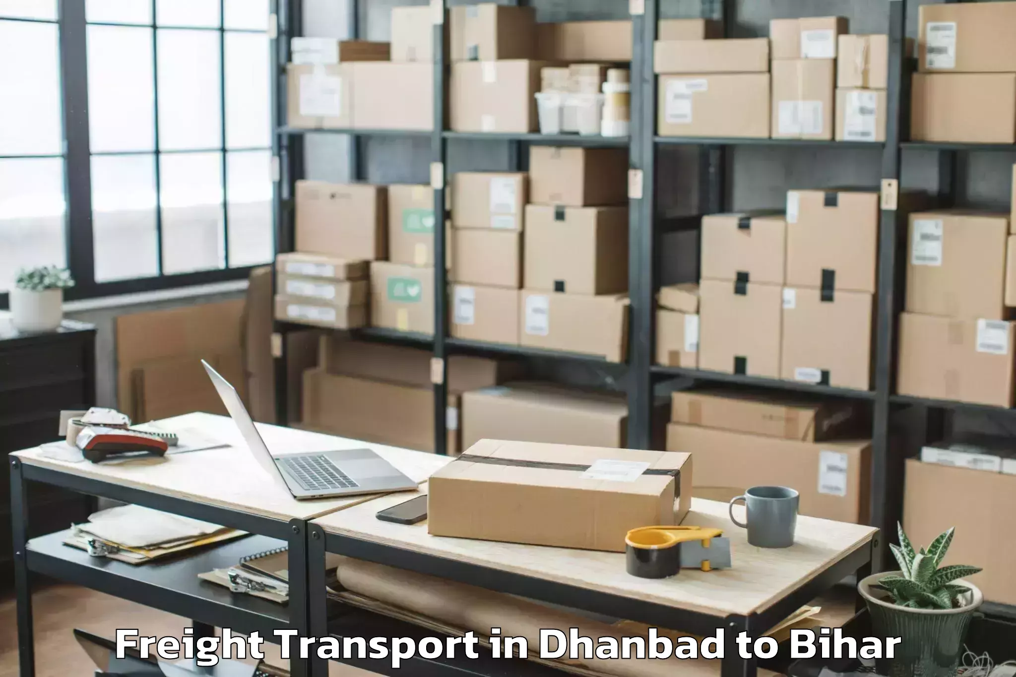 Discover Dhanbad to Islamnagar Aliganj Freight Transport